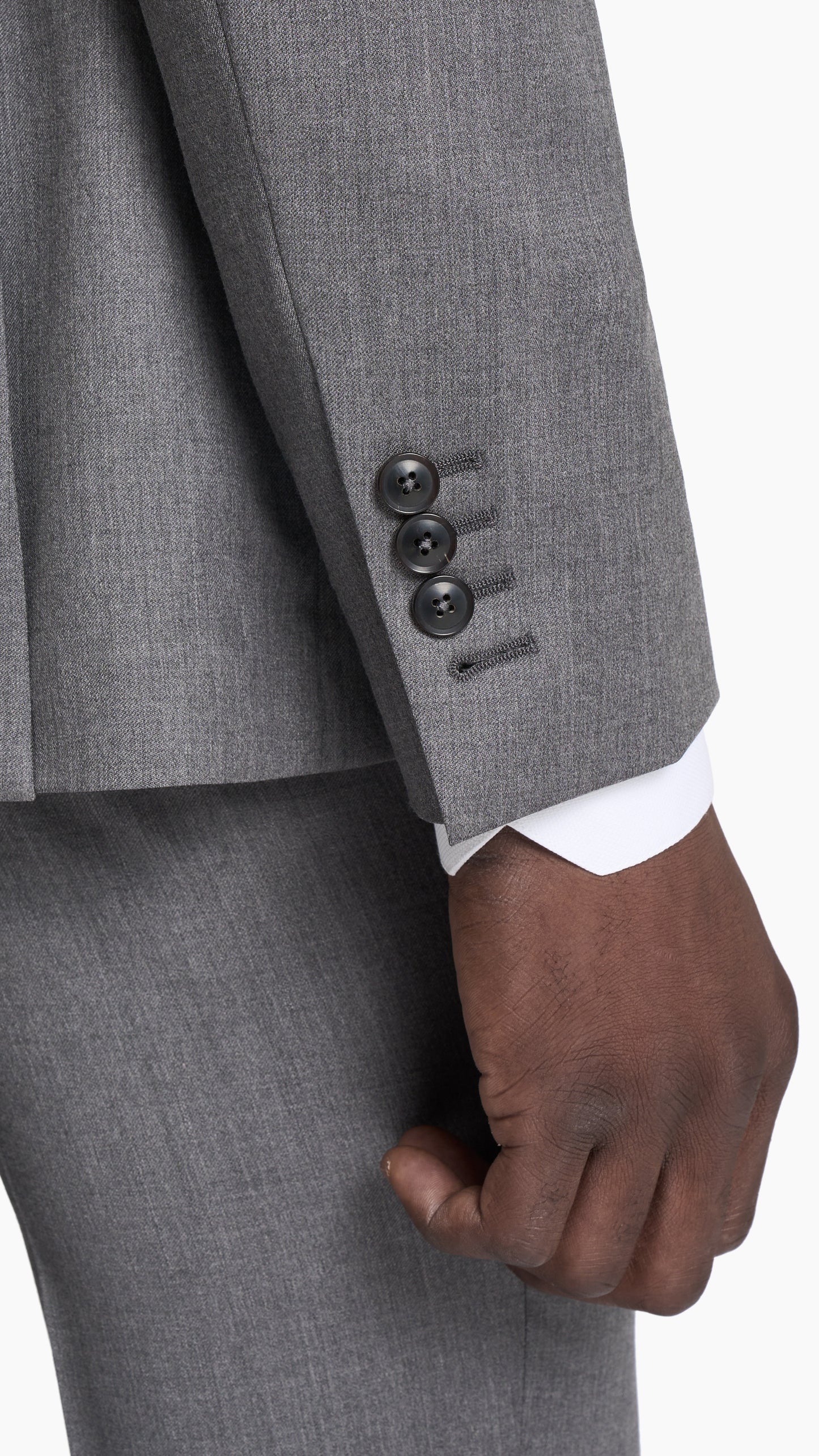 Iron Grey Twill Suit