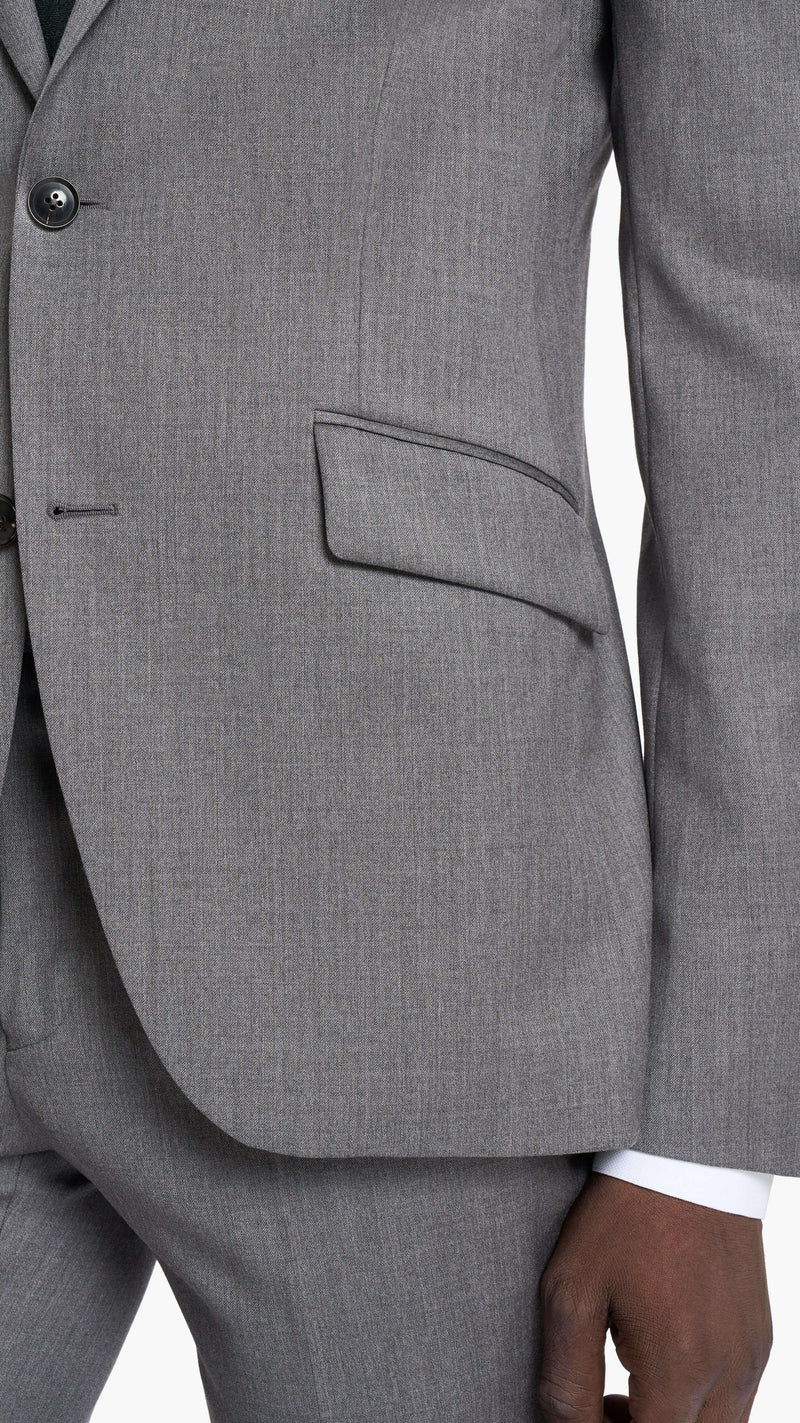Reda Iron Grey Twill Custom Suit