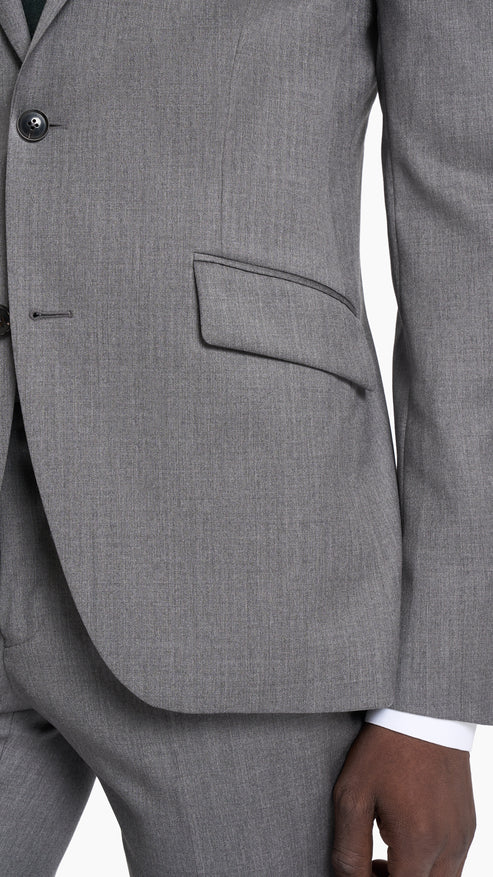 Iron Grey Twill Suit