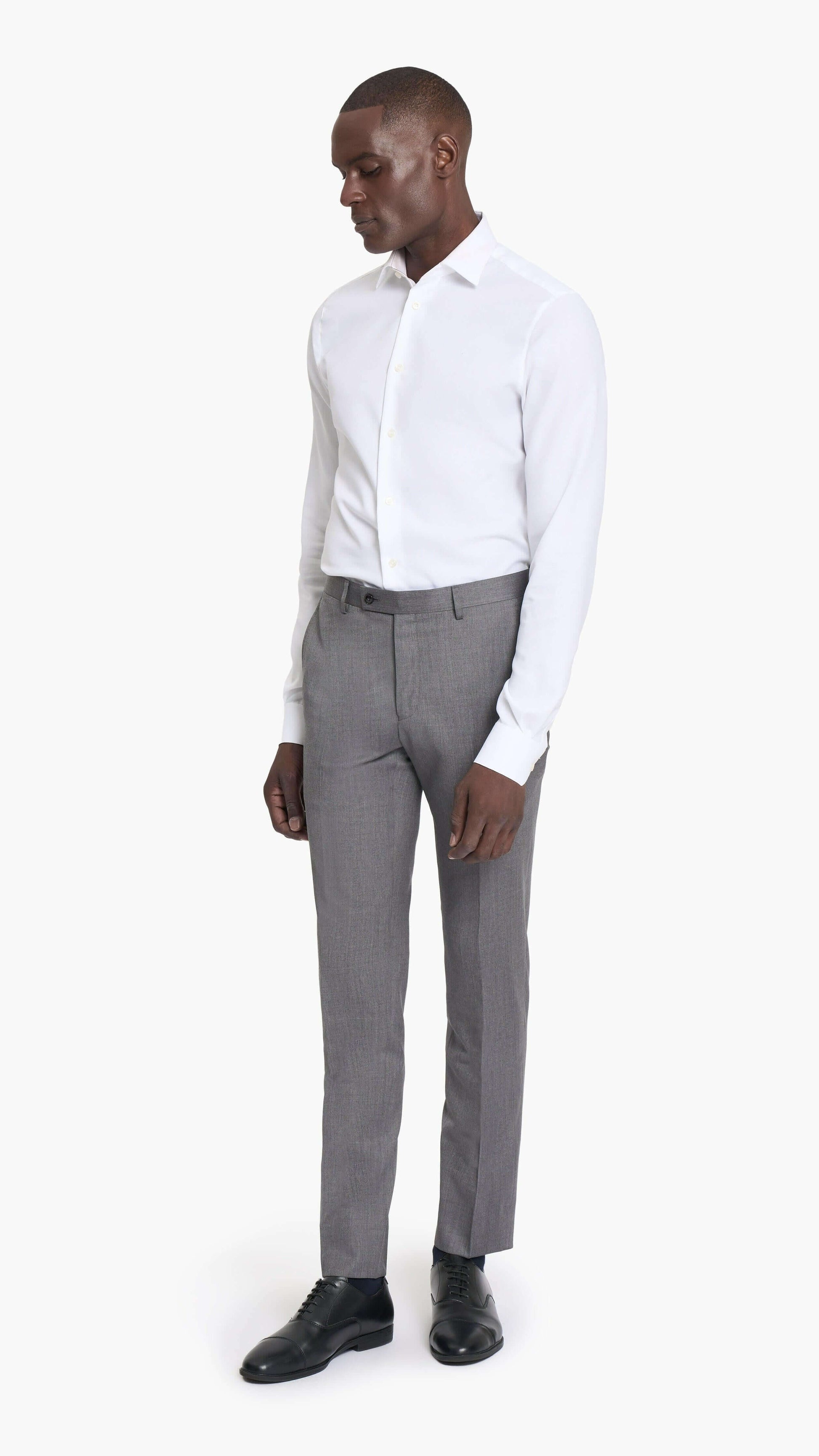 Reda Iron Grey Twill Custom Suit