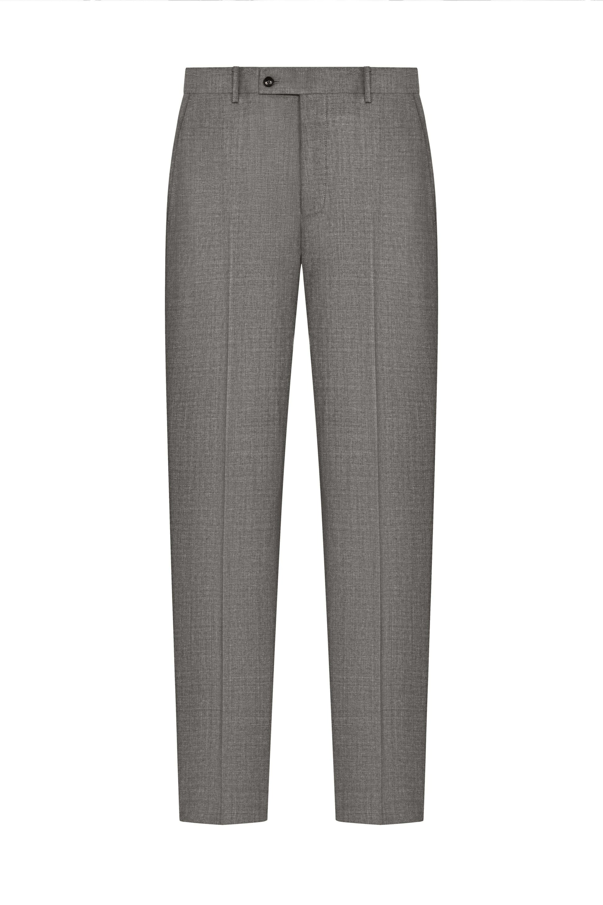 Reda Iron Grey Twill Custom Suit