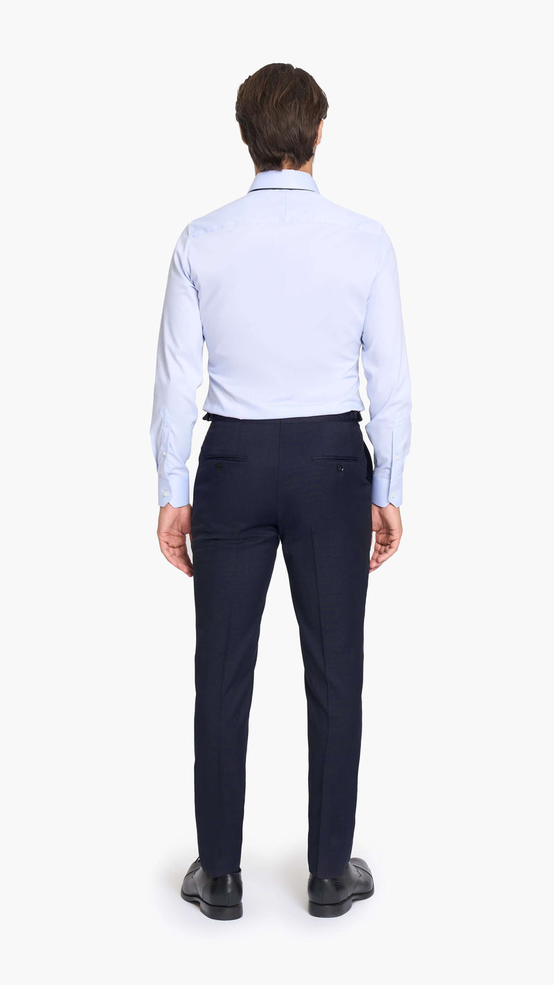ES Essentials Navy Pinpoint Custom Trouser