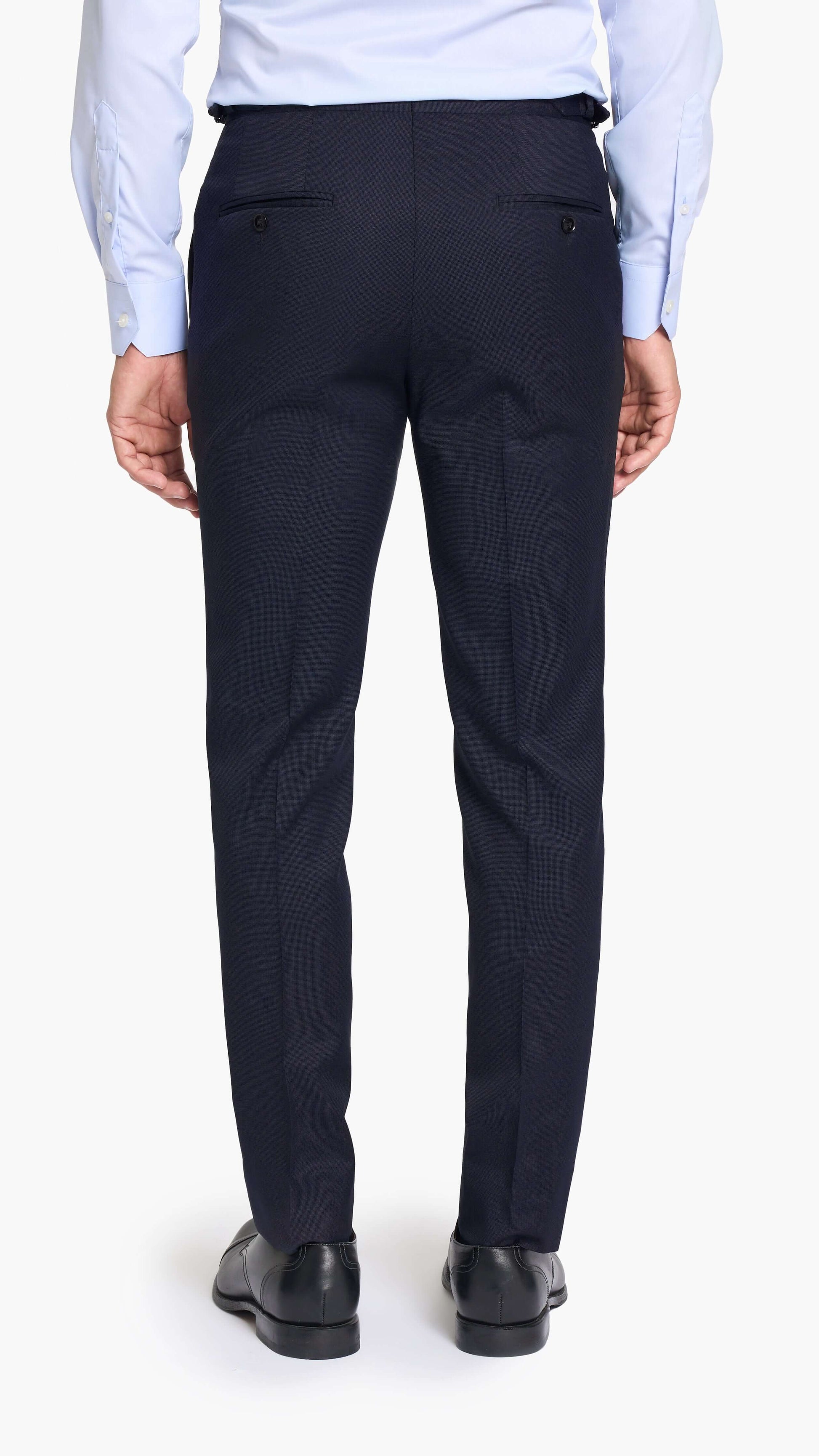 ES Essentials Navy Pinpoint Custom Trouser