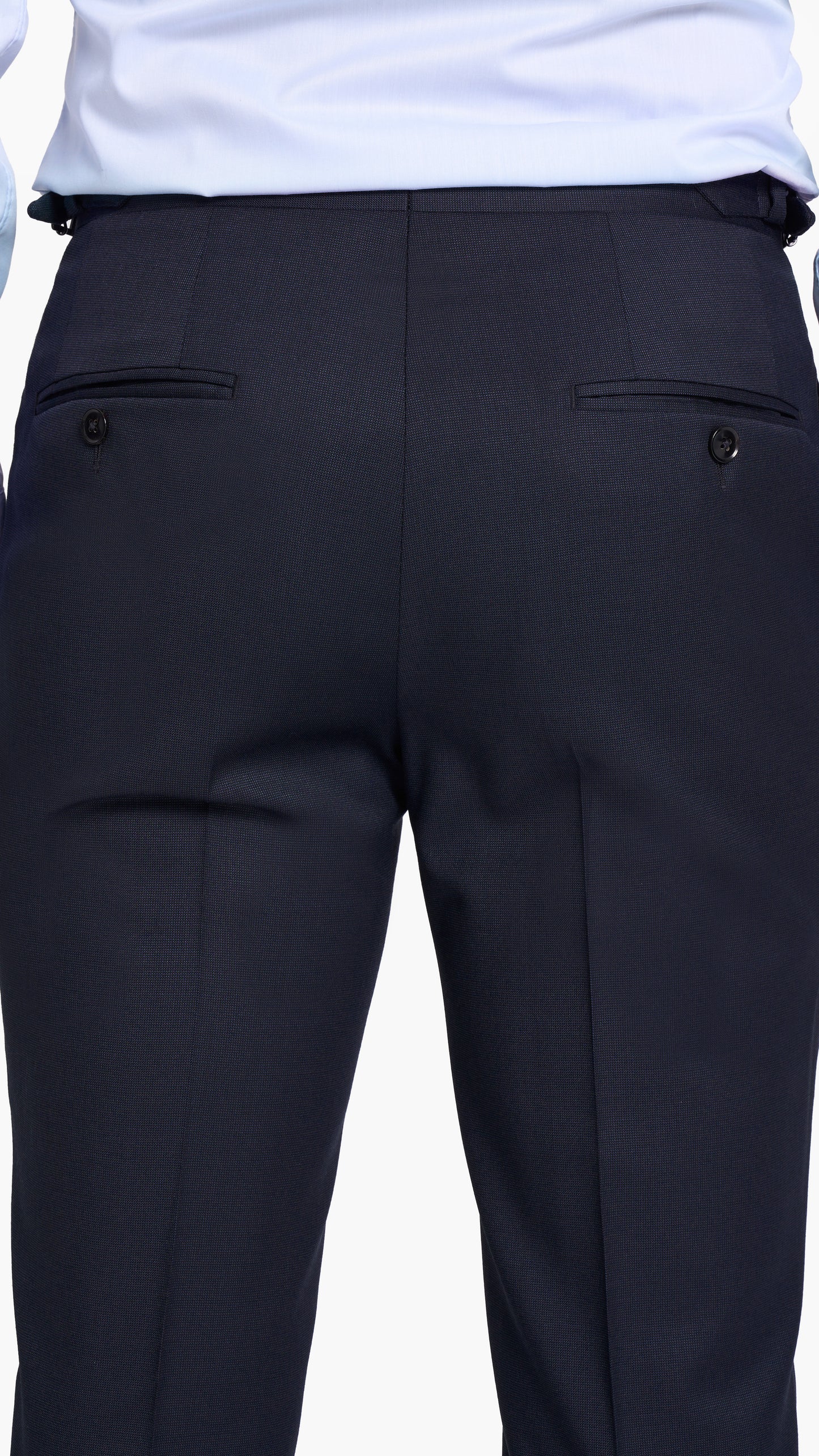 Navy Pinpoint Custom Trouser