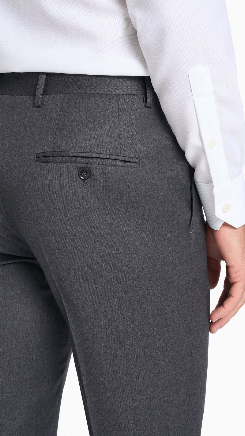 Reda Shadow Grey Twill Custom Suit