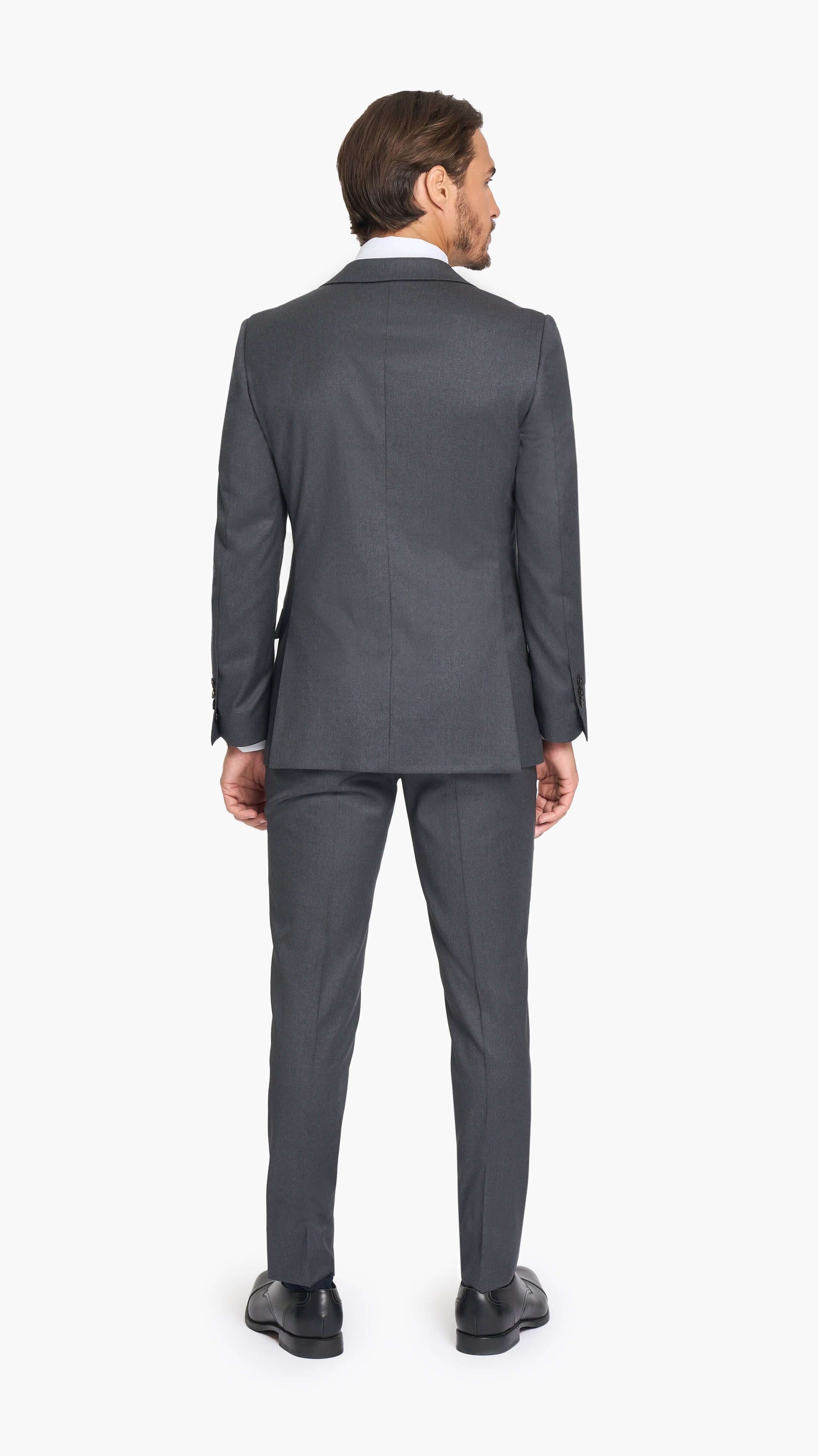 Reda Shadow Grey Twill Custom Suit