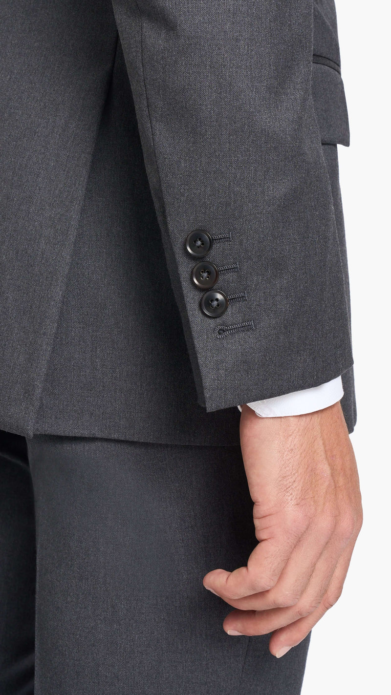 Reda Shadow Grey Twill Custom Suit