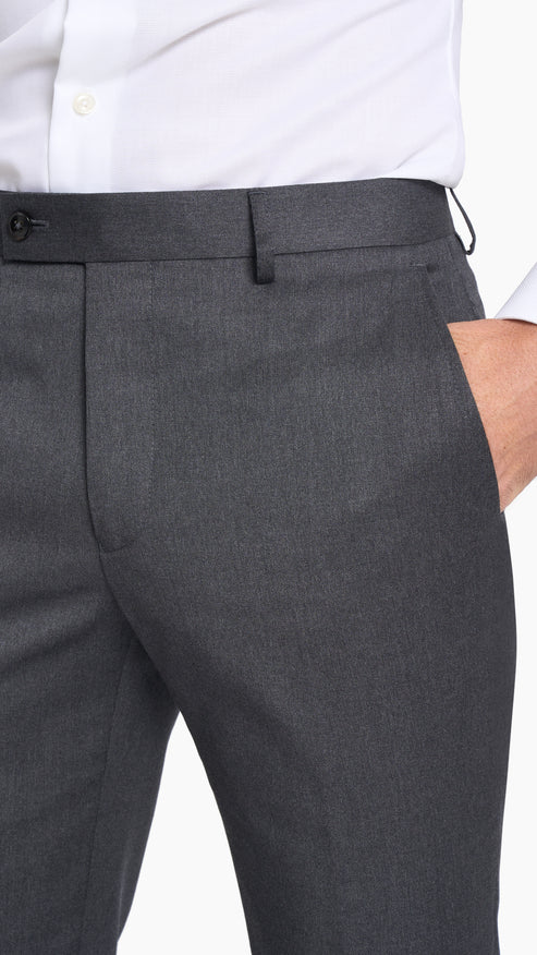 Shadow Grey Twill Trouser