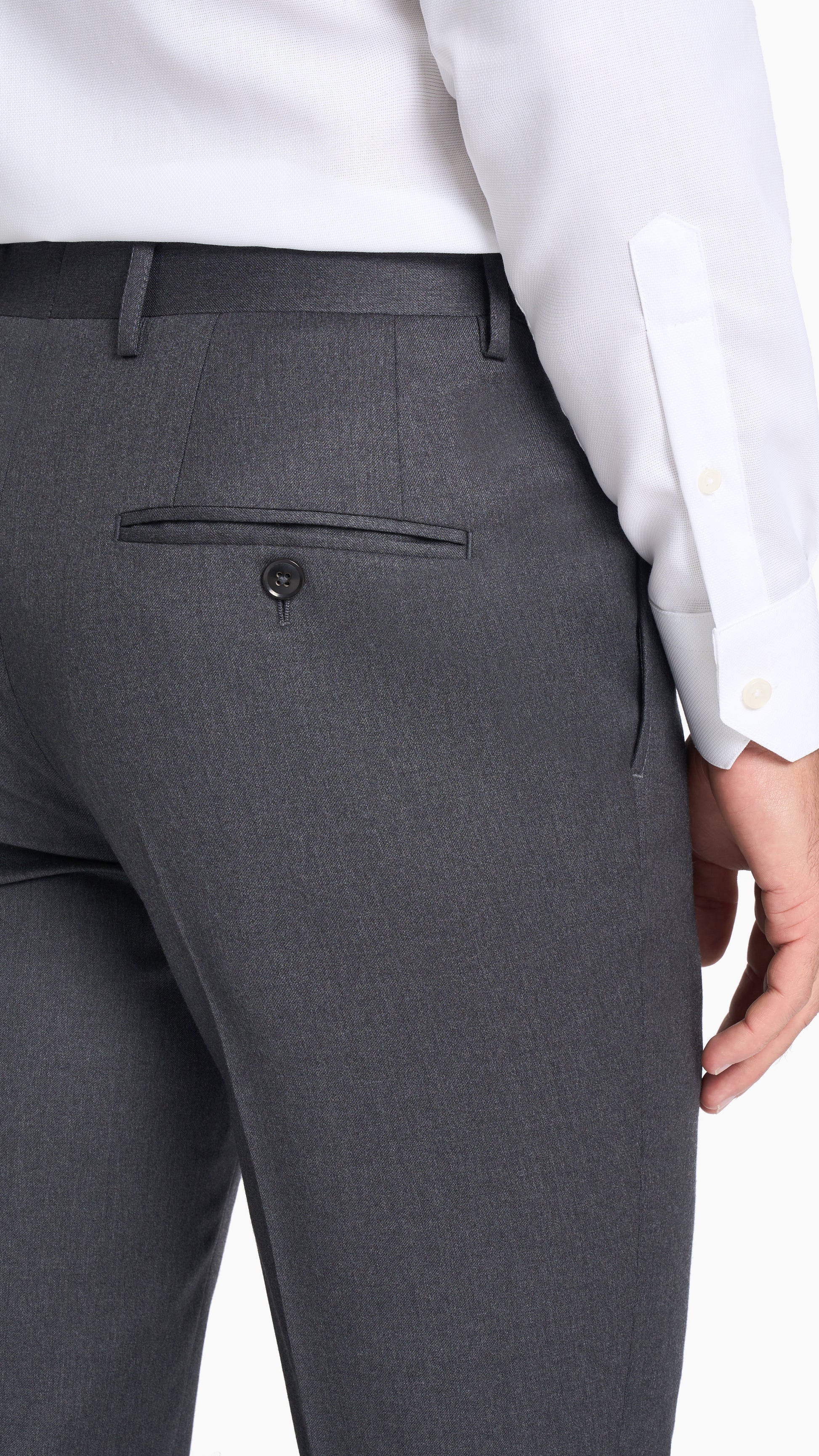 Shadow Grey Twill Trouser