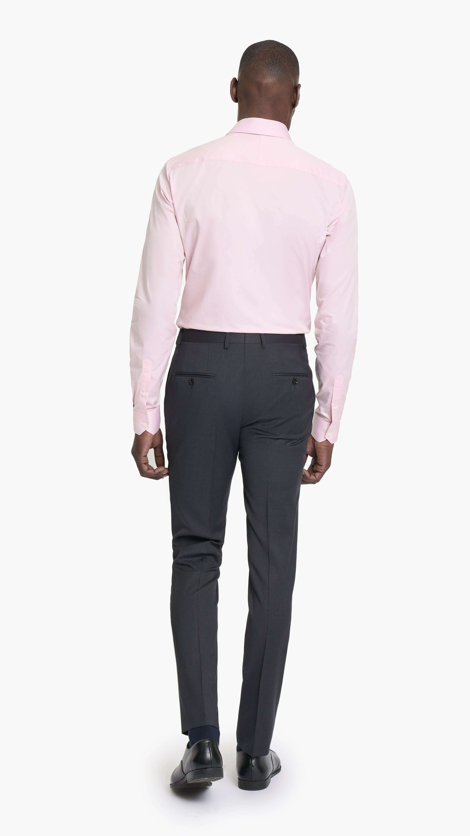 Reda Charcoal Grey Twill Custom Suit
