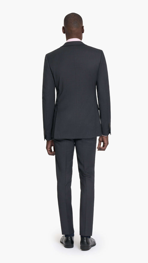 Reda Charcoal Grey Twill Custom Suit