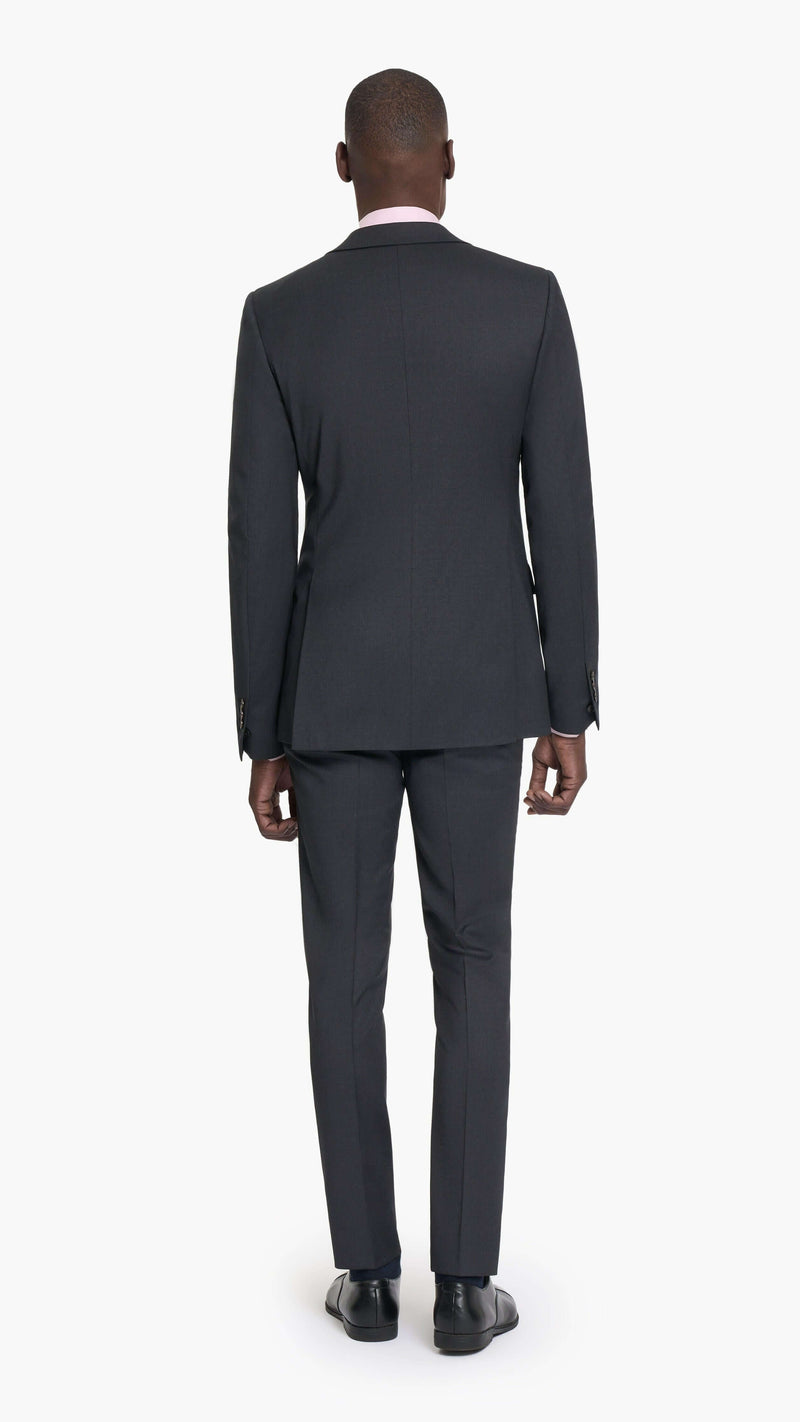 Reda Charcoal Grey Twill Custom Suit