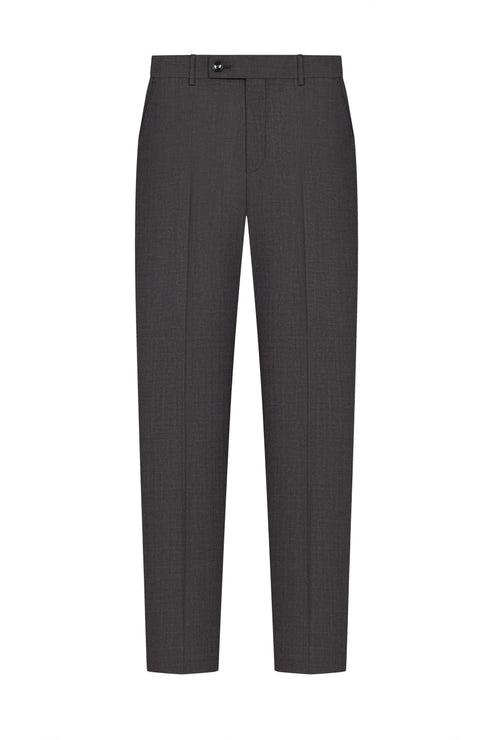 Reda Charcoal Grey Twill Custom Suit