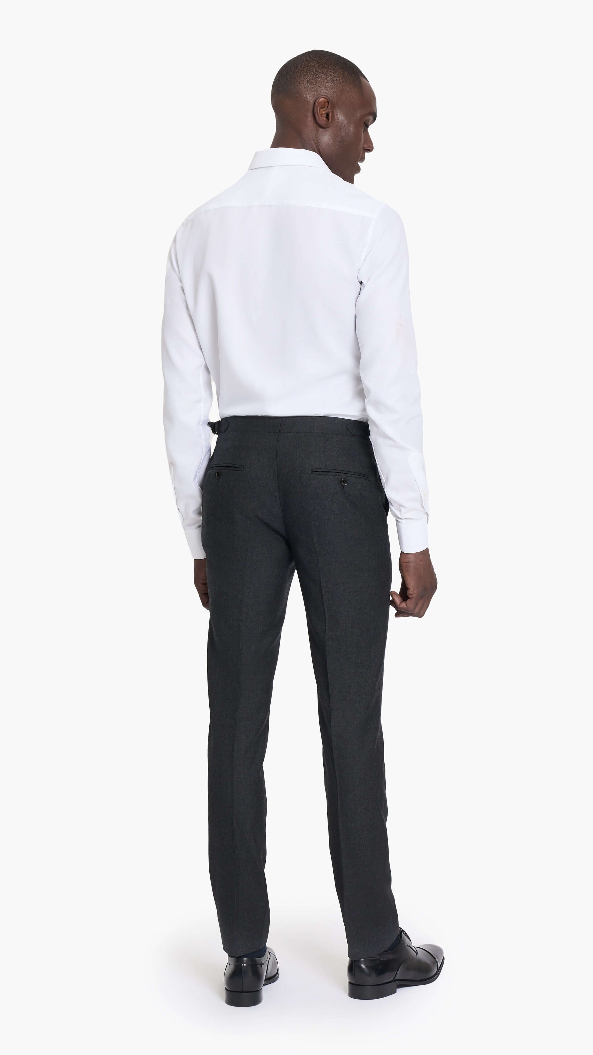 ES Essentials Carbon Grey Twill Custom Trouser