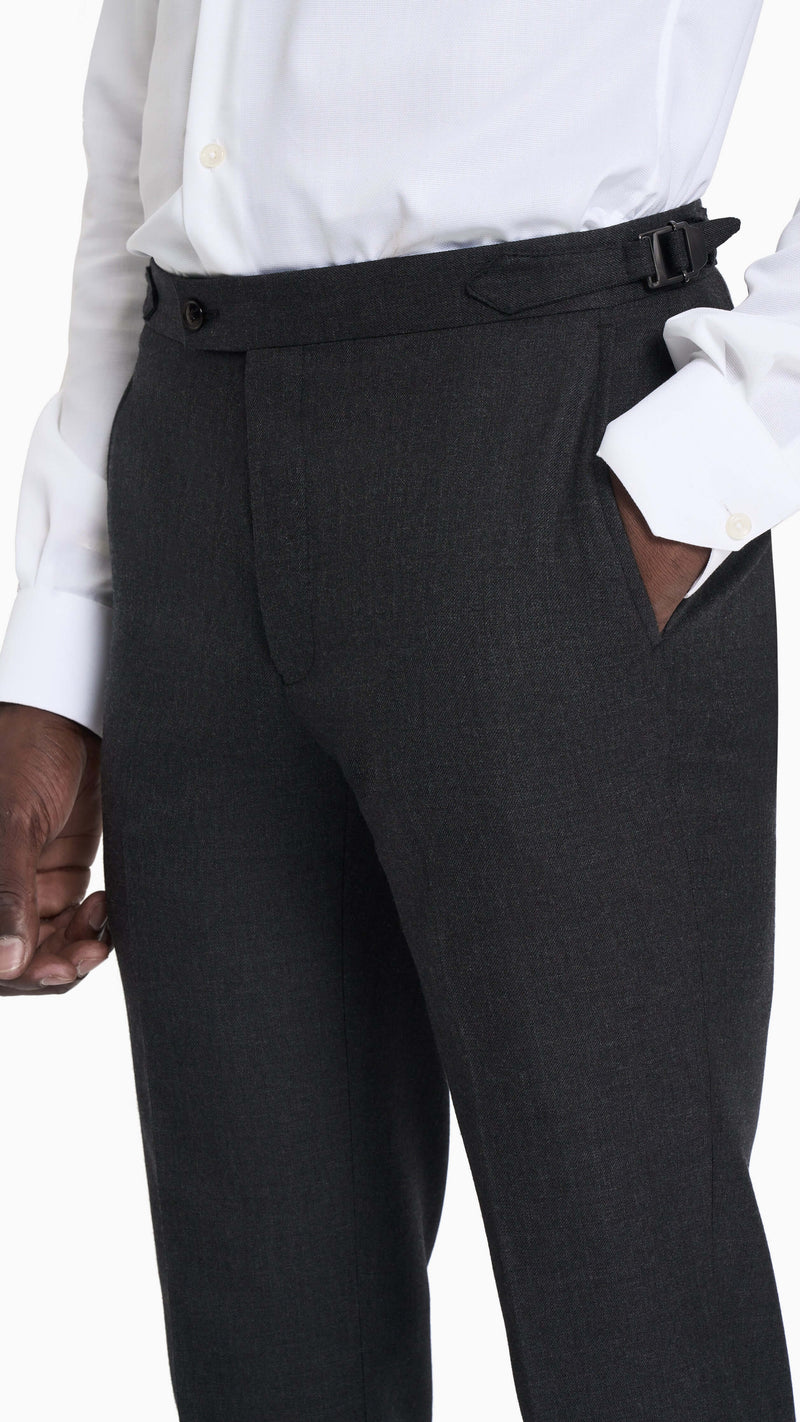 ES Essentials Carbon Grey Twill Custom Trouser