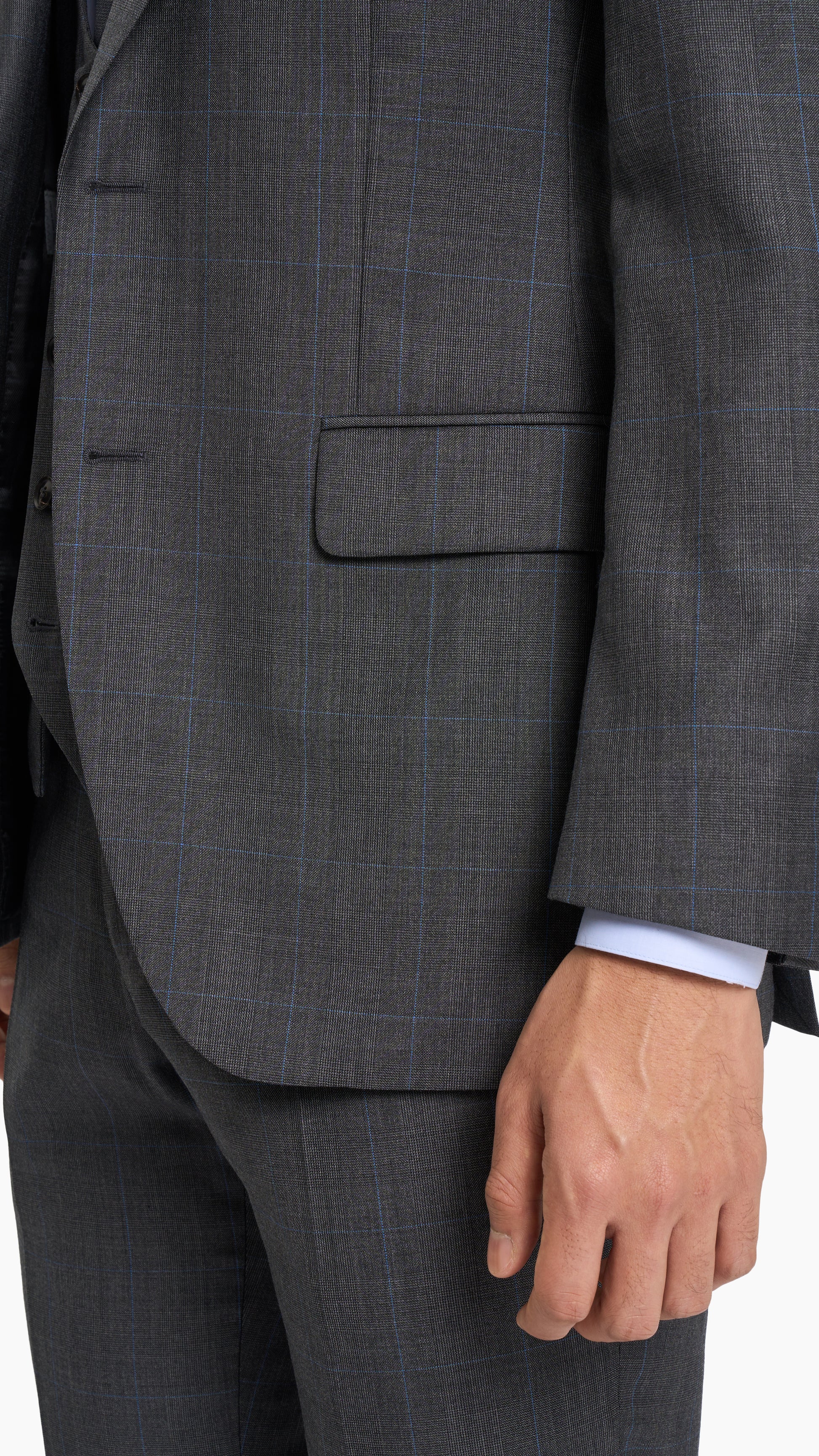 Mid Grey Prince of Wales Jacket