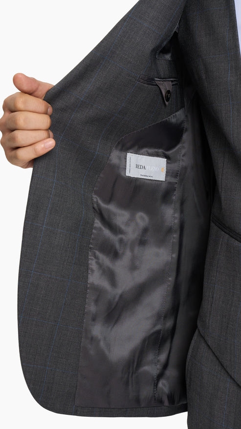 Mid Grey Prince of Wales Jacket