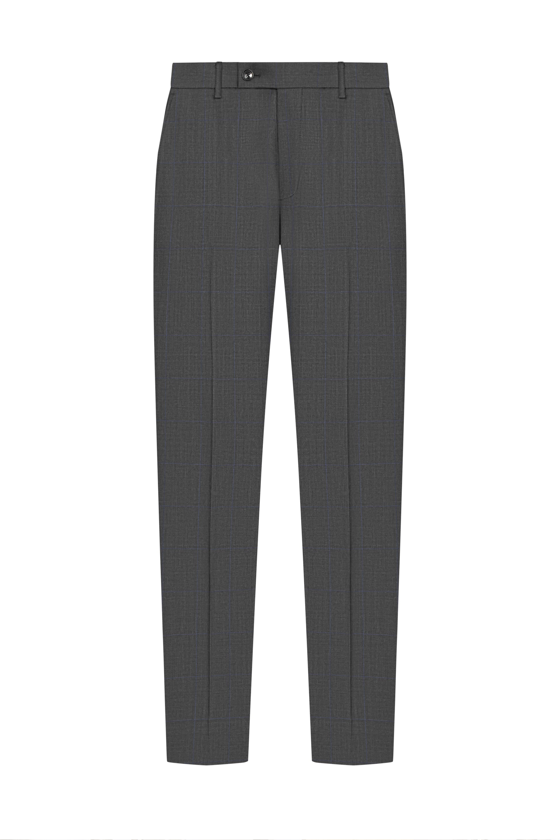 Mid Grey Prince of Wales Suit