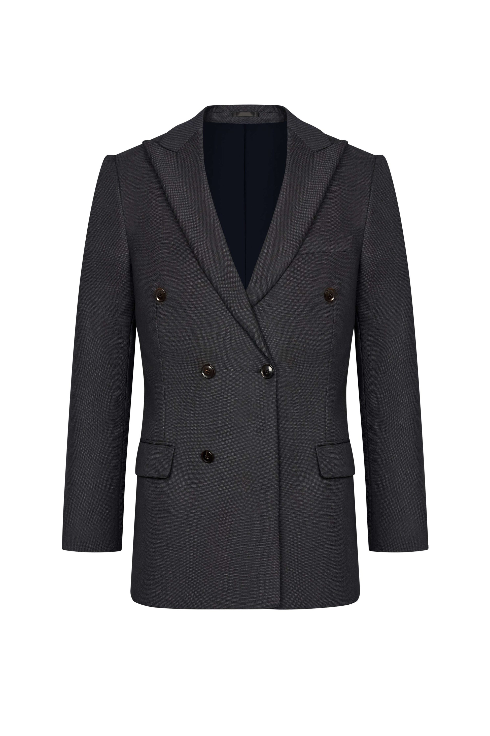 Reda Charcoal Grey Birdseye Custom Suit