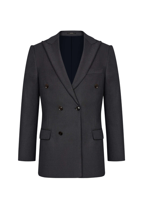 Reda Charcoal Grey Birdseye Custom Suit