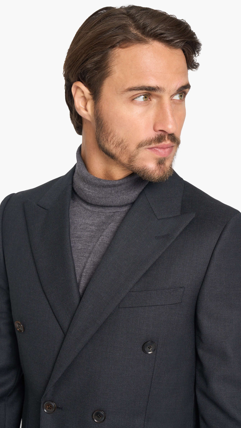 Reda Charcoal Grey Birdseye Custom Suit