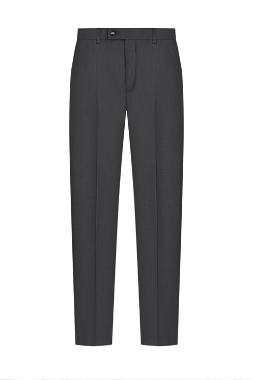 Charcoal Grey Birdseye Trouser