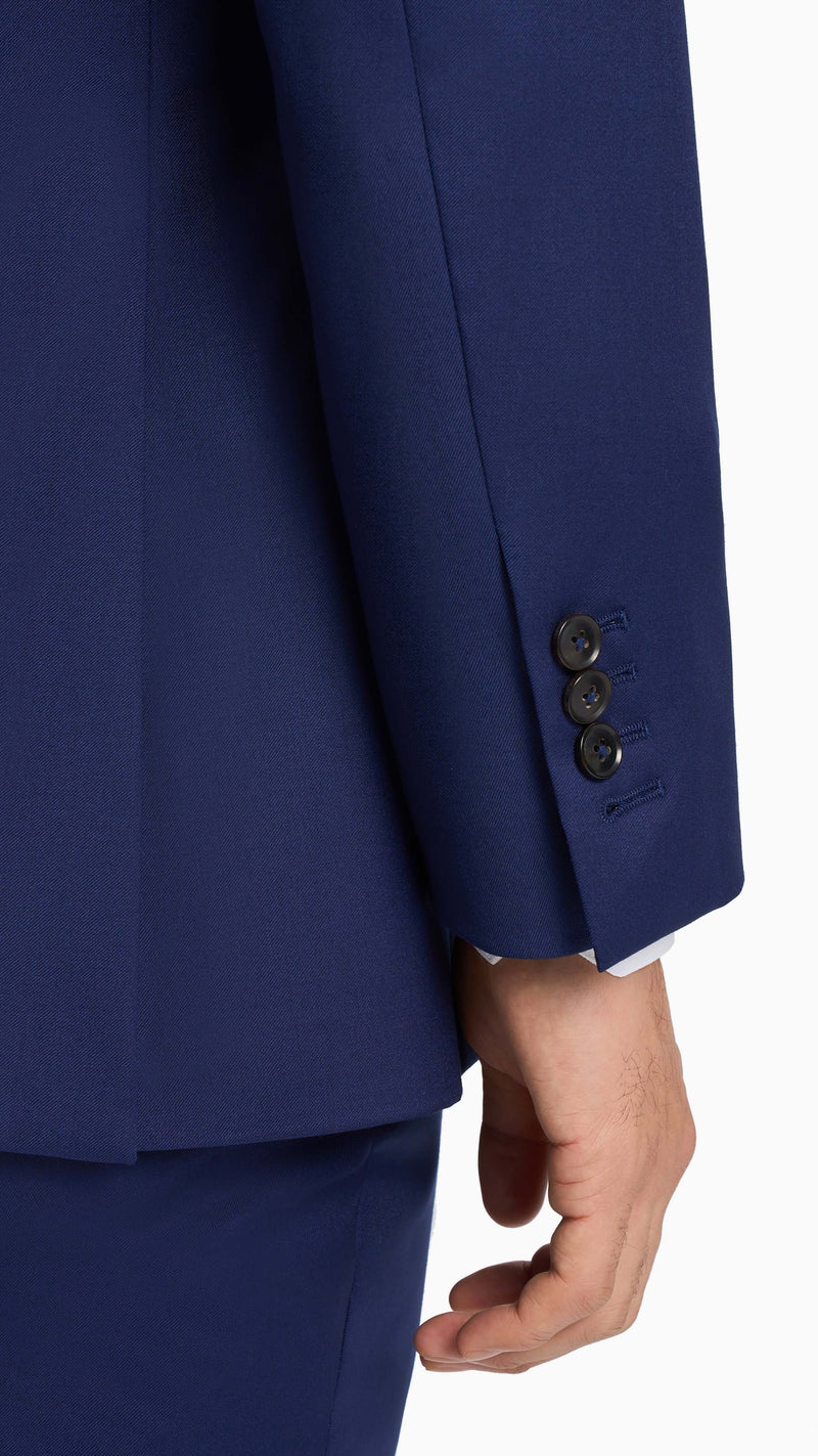 Reda Royal Blue Twill Custom Suit