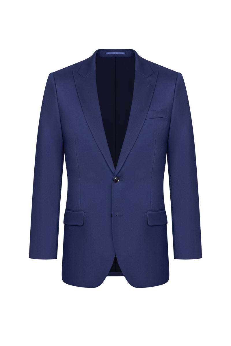 Reda Royal Blue Twill Custom Suit