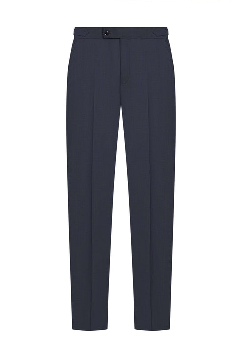 Reda Midnight Blue Sharkskin Custom Suit