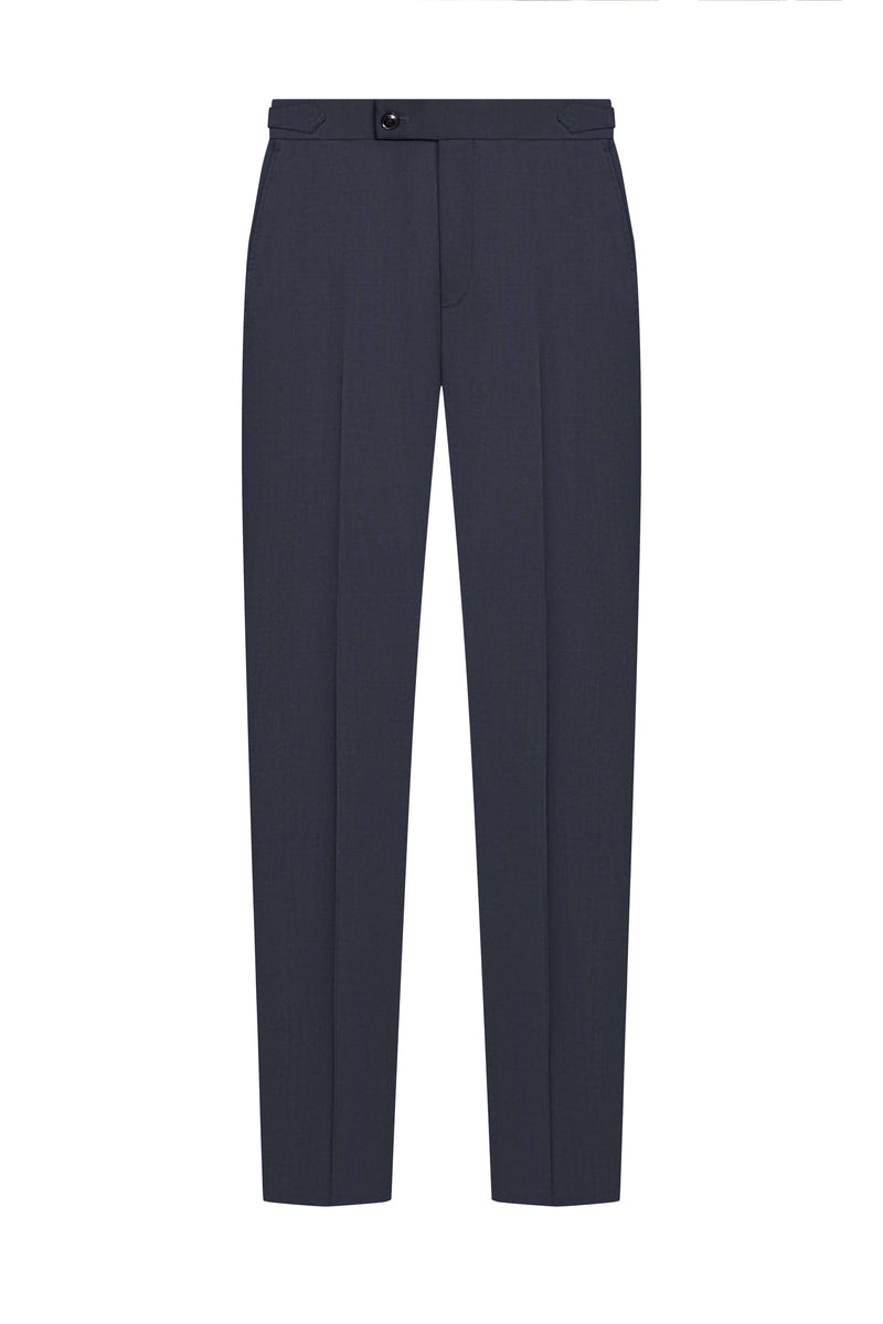 Reda Midnight Blue Sharkskin Custom Suit