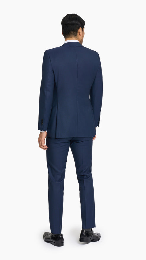 Navy Blue Birdseye Jacket