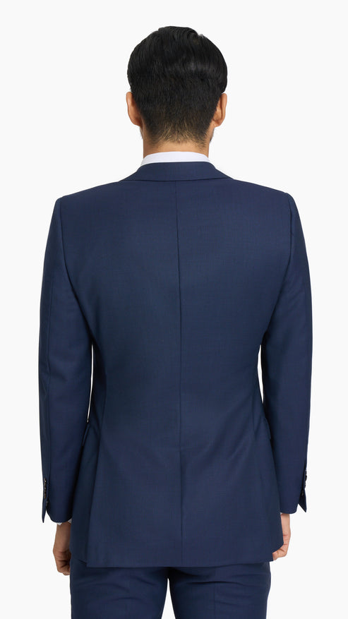 Navy Blue Birdseye Jacket