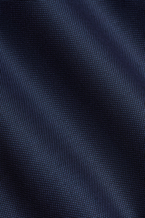 Navy Blue Birdseye Jacket