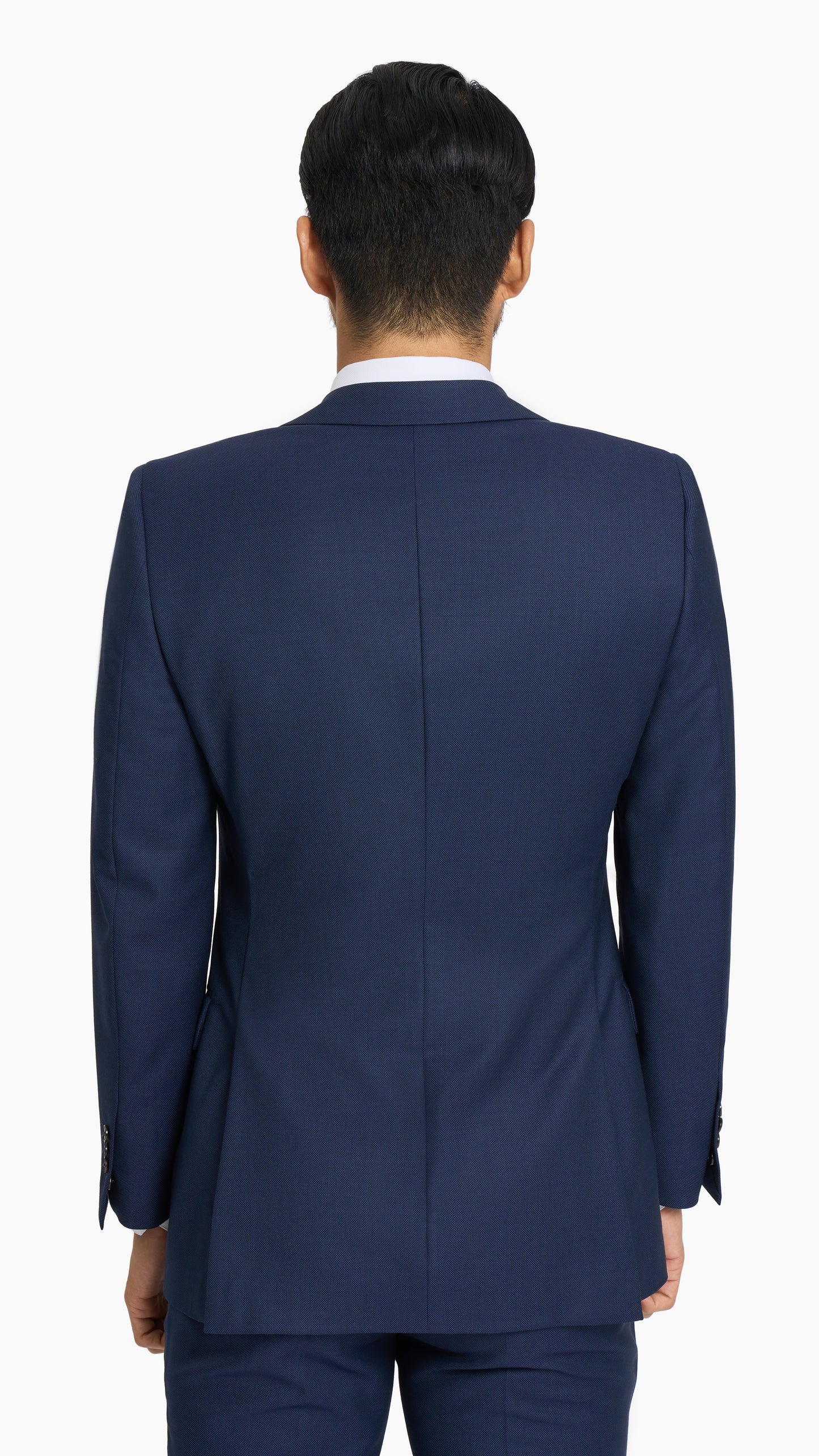 Navy Blue Birdseye Suit