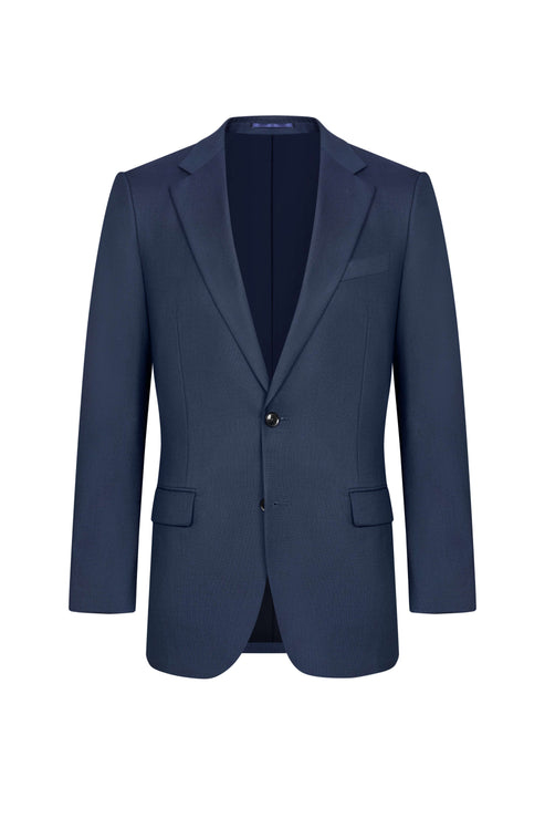 Reda Navy Blue Birdseye Custom Suit