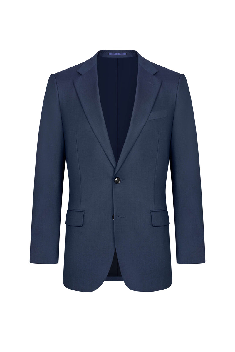 Reda Navy Blue Birdseye Custom Suit