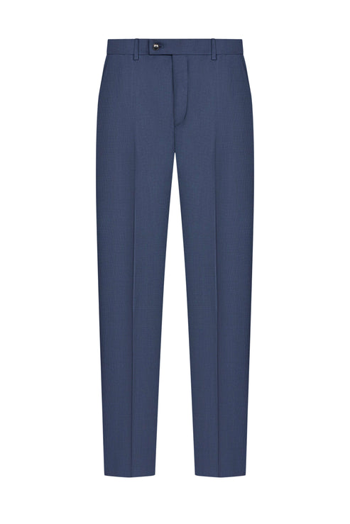 Reda Navy Blue Birdseye Custom Suit