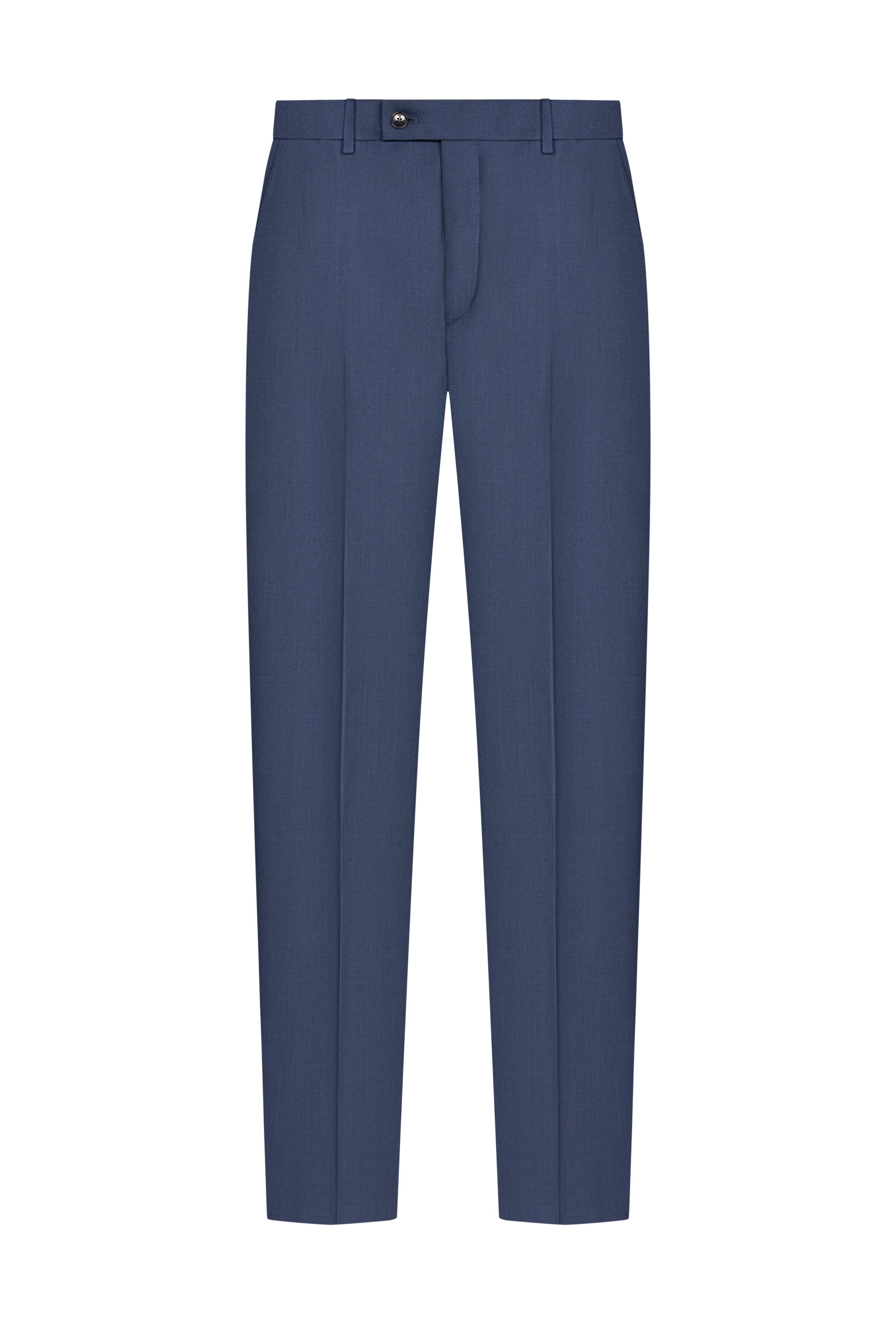 Navy Blue Birdseye Suit