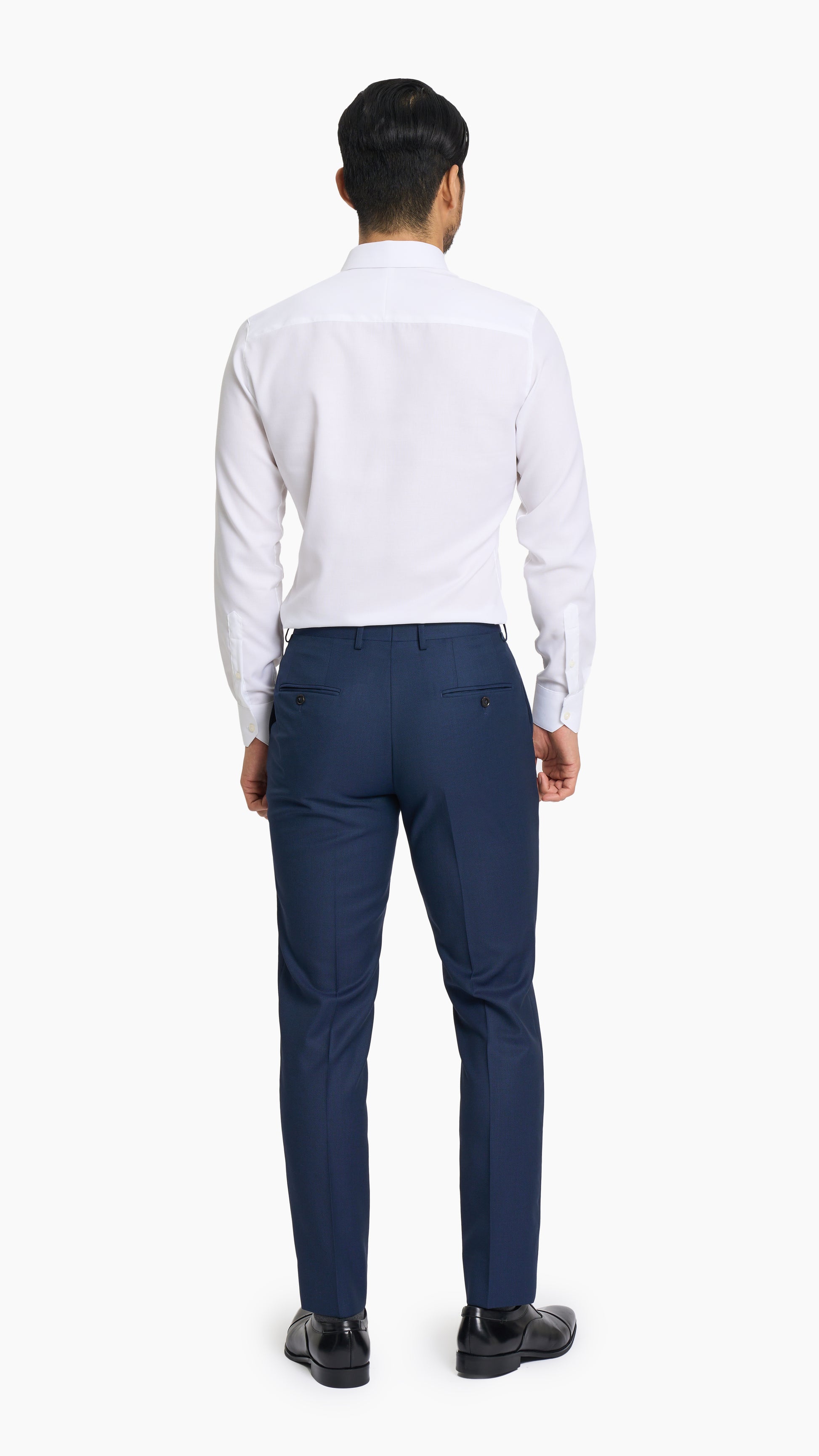 Navy Blue Birdseye Trouser