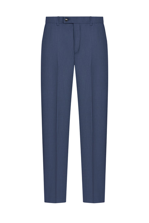 Navy Blue Birdseye Trouser