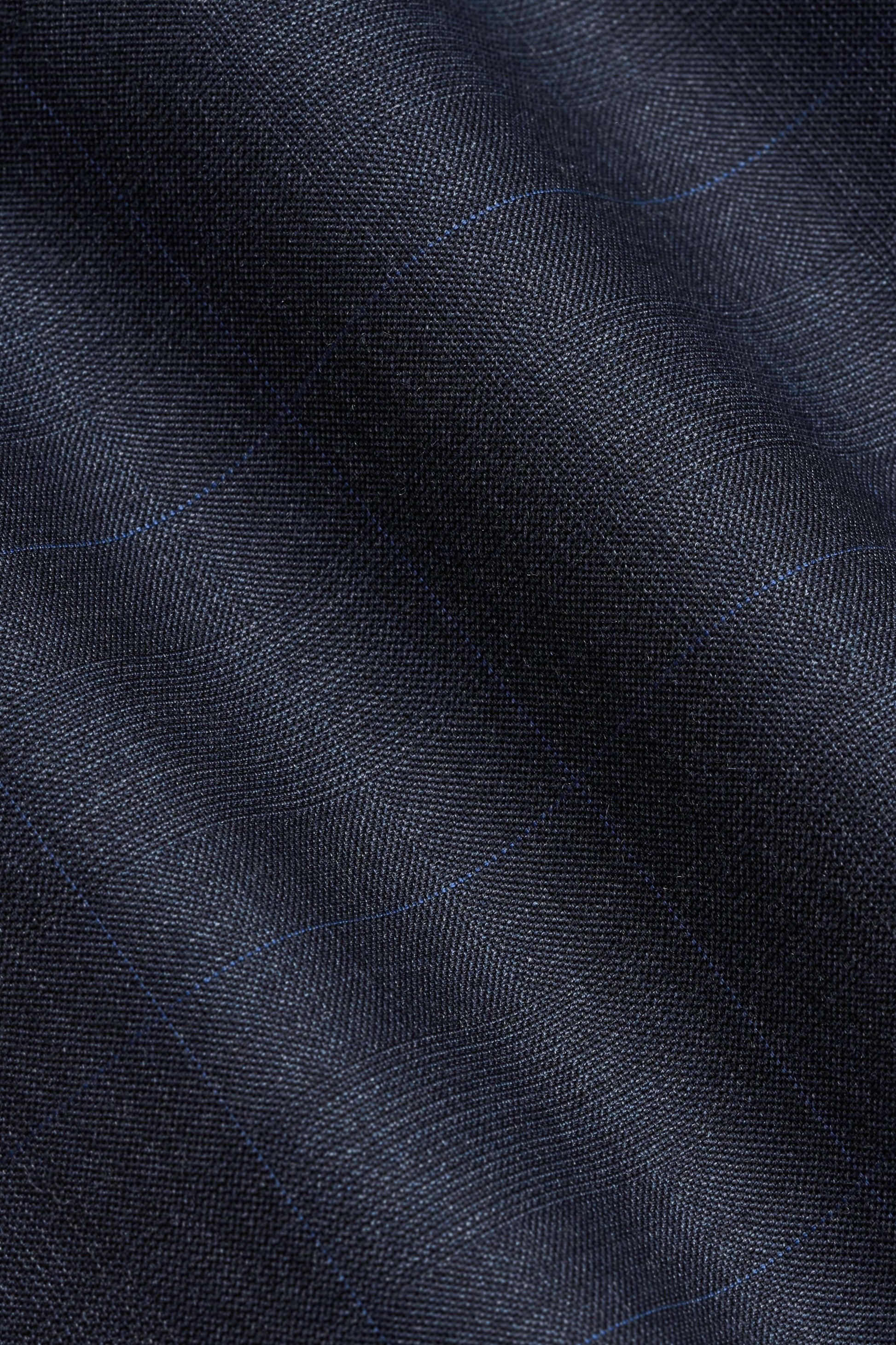 Reda Dark Navy Prince of Wales Custom Suit