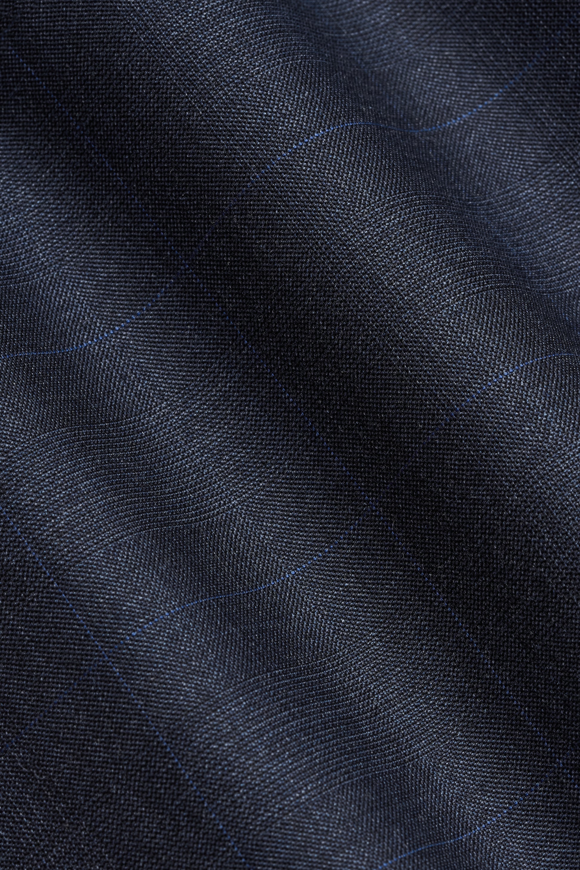 Reda Dark Navy Prince of Wales Custom Suit