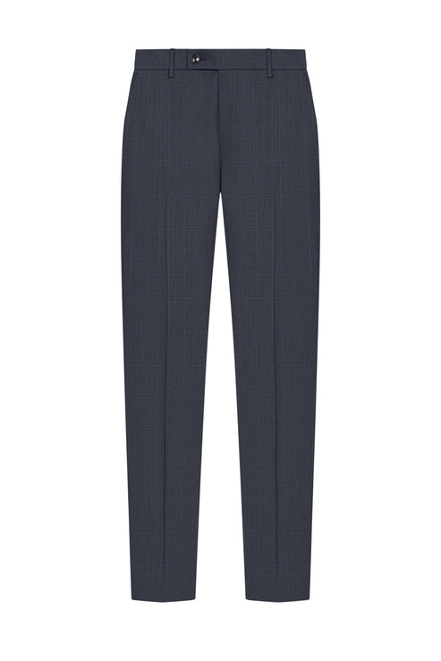 Reda Dark Navy Prince of Wales Custom Suit