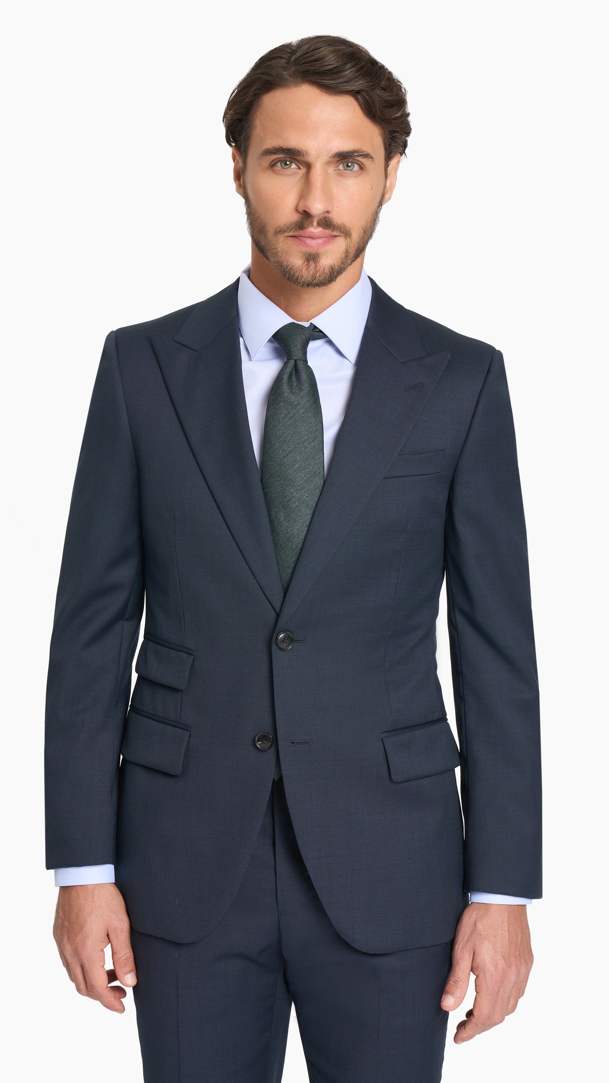Midnight Blue Nailhead Jacket