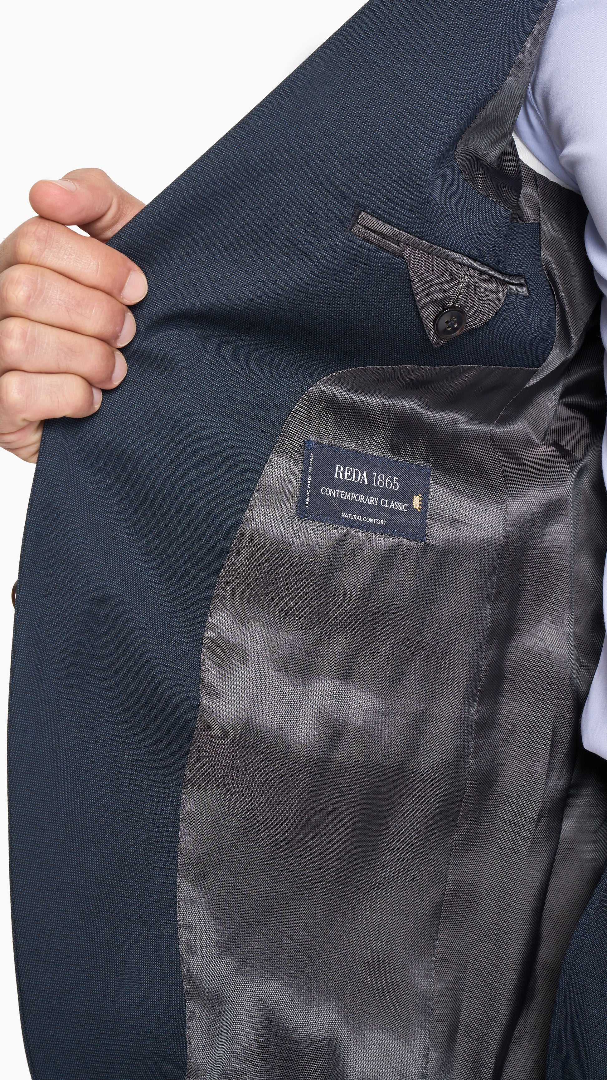 Midnight Blue Nailhead Jacket