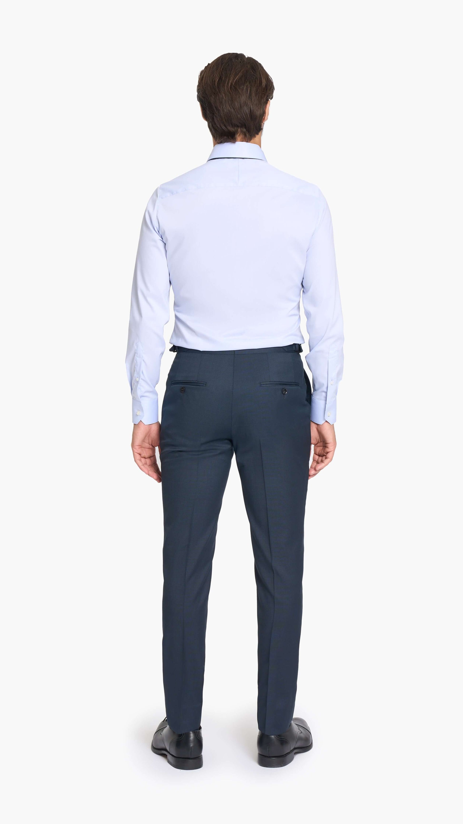 Reda Midnight Blue Nailhead Custom Suit