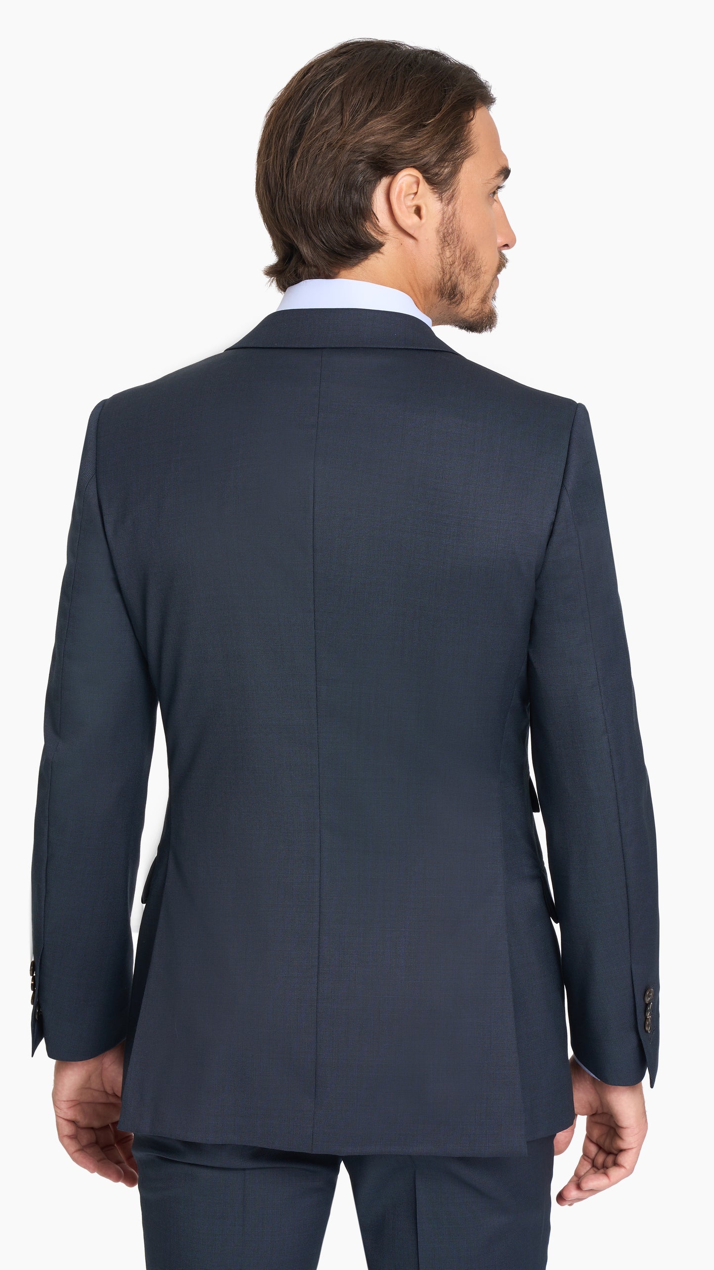 Midnight Blue Nailhead Suit