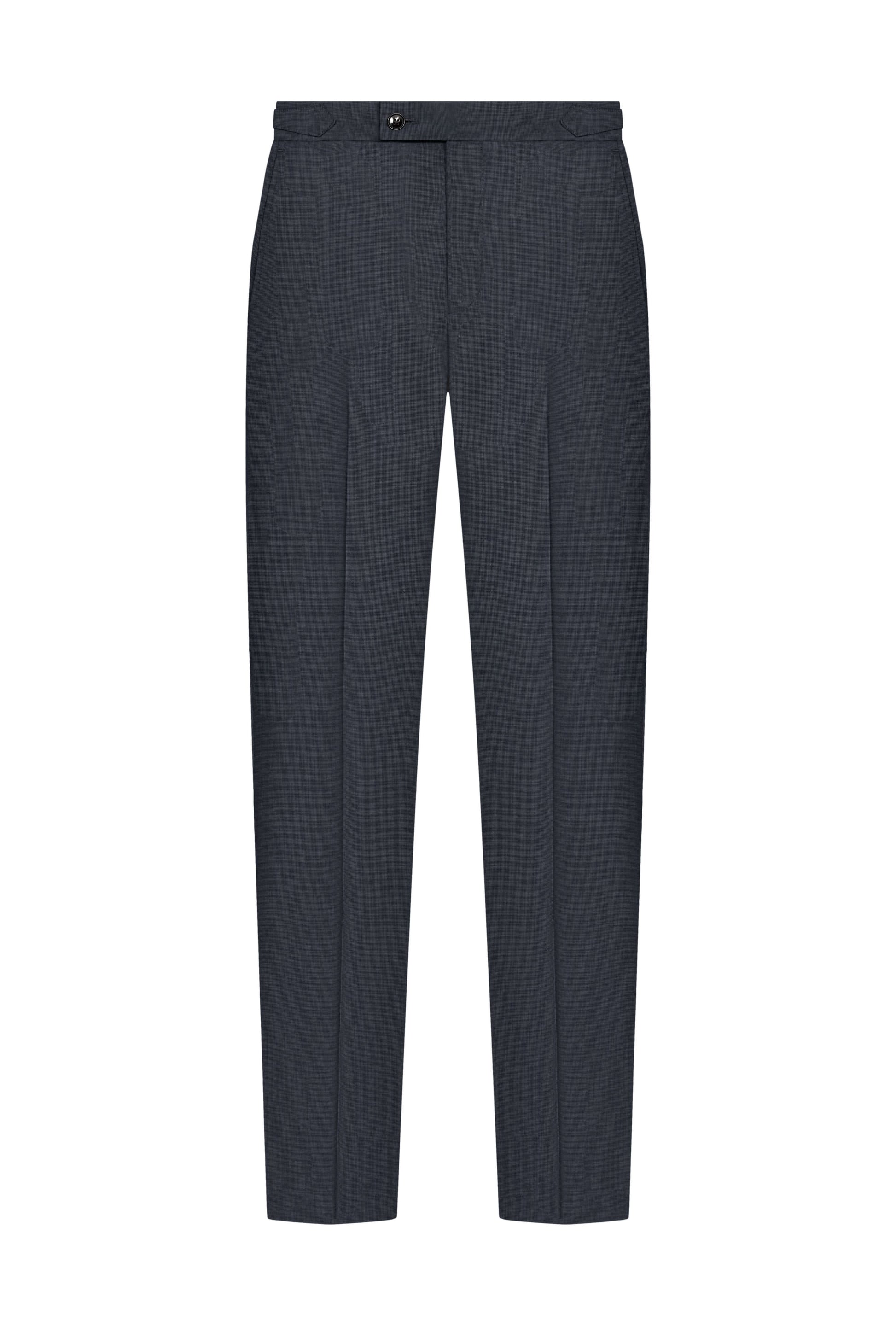 Reda Midnight Blue Nailhead Custom Suit
