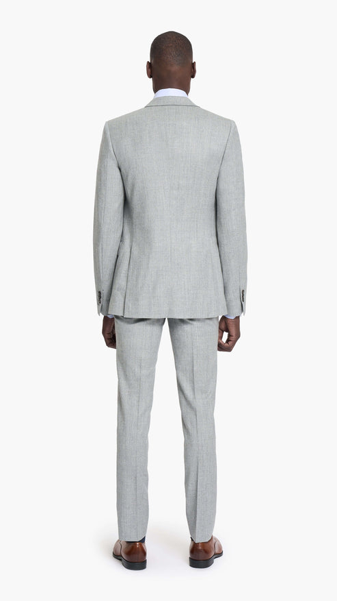 Reda Light Grey Flannel Custom Jacket