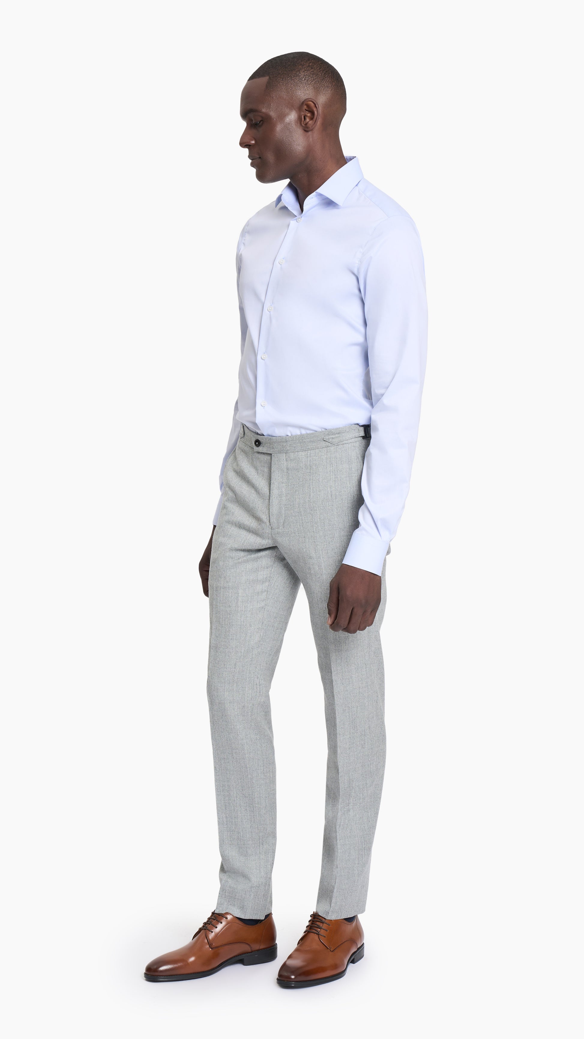 Light Grey Flannel Trouser